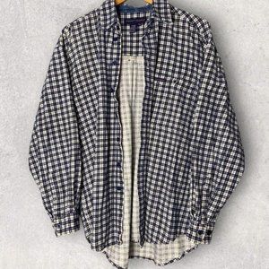 Vintage Button Down Plaid Corduroy Shacket